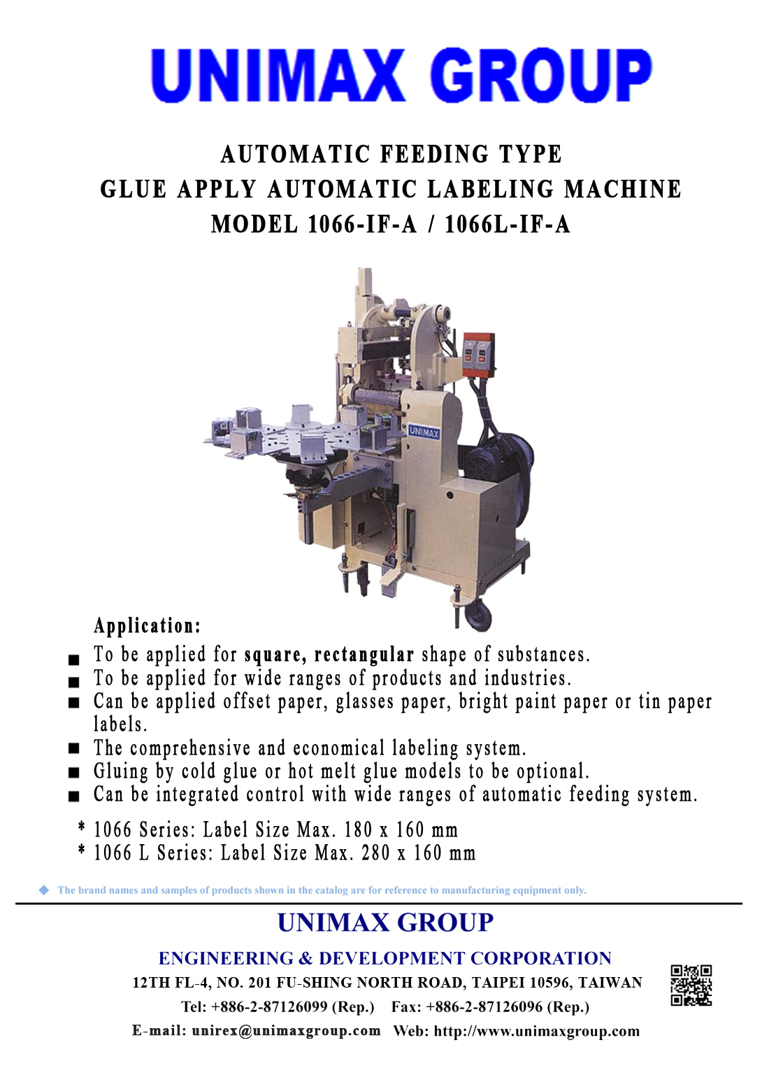 Indexing Automatic Feeding Type 66-IF-A / 66L-IF-A Labeling Machine